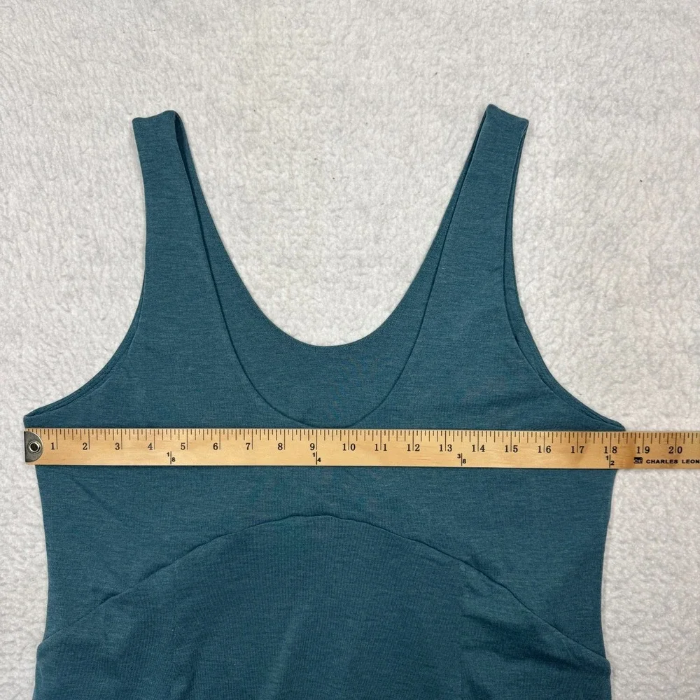 NWT Halara Large/Long Slit Teal Long Dress Women's Size Large - Picture 5 of 10